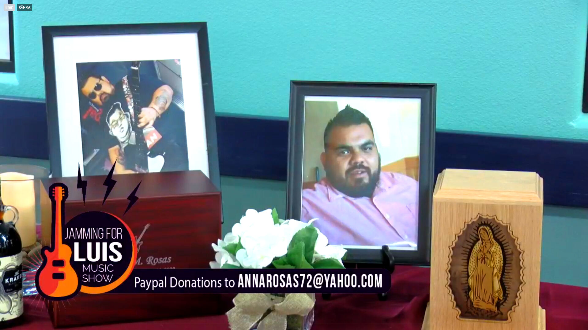 Online concert helps family of COVID victim